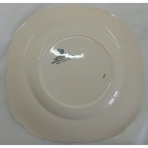 Pair John Maddock & Sons Robin Hood Plates – Antique English Ironstone - Picture 6 of 12